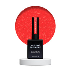 NAILSOFTHENIGHT Lakier hybrydowy z drobinką odblaskową Let's special Britni, 10 ml